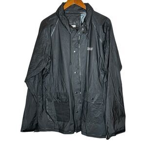 Coleman black men’s rain jacket size large